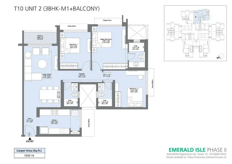 Sheth Avante Kanjurmarg unit plan